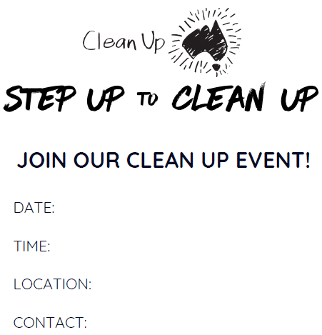 Digital asset- localised poster - Join our Clean Up