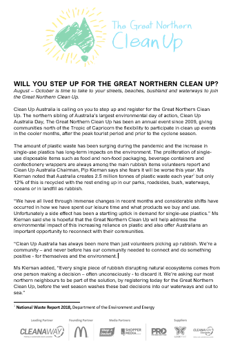GNCU Media Release